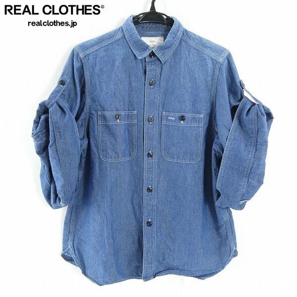 13ss 希少 visvim ビズビム ヴィズヴィム WHITE OWL CHAMBRAY (LUXSIC