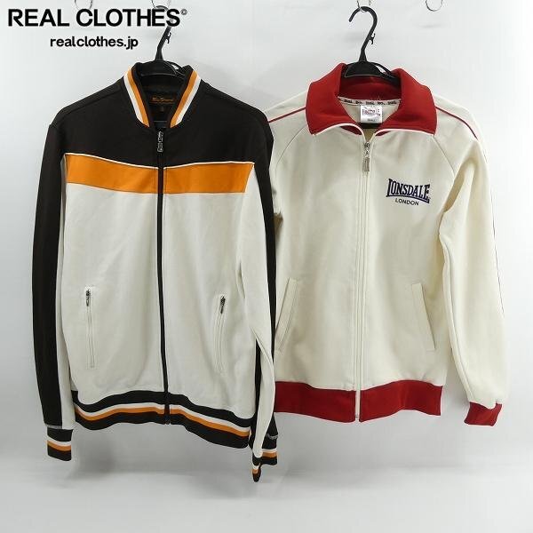 【美品】ベンシャーマン　ストライプ　テーラーメードジャケット ◇ Ben Sherman ベンシャーマン ストライプ 缶バッジ風 プリント 長袖