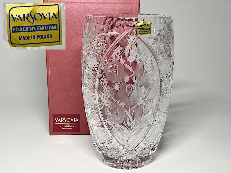 極美品 ポーランド VARSOVIA バルソビア クリスタル グラス15客セット