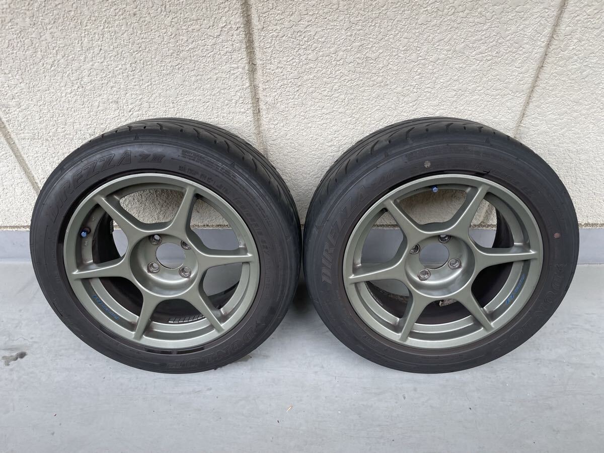 中古】SSR タイプX typeX 15インチ 7J+42 タイヤ付4本 センター