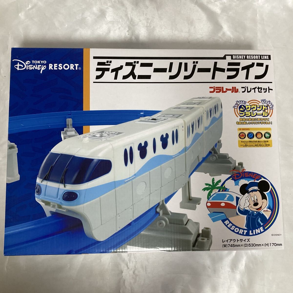 プラレール ディズニーリゾートライン 25周年 車両 レールセットの落札