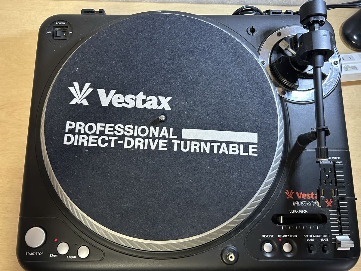 Vestax 12インチ レコードケース 黒☆DJミキサー ターンテーブルで有名