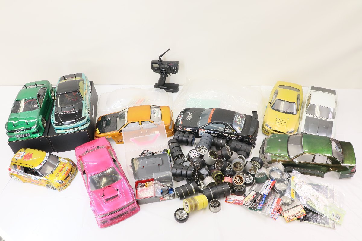 京商 1/10 V-ONE RRR Evo2 シャーシ、O.S.エンジン MAX-12TZ、Futaba