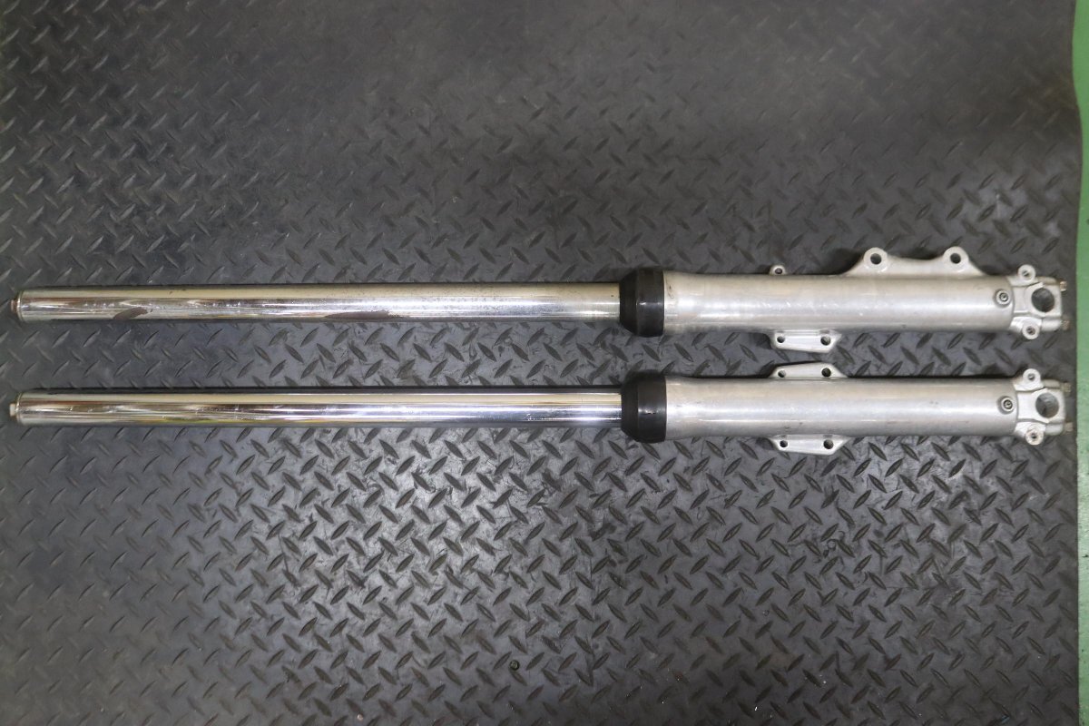 GSX400F 片アンチ フロントフォーク 33パイ ダブルディスク GS400 GSX400F 片アンチ フロントフォーク 33パイ ダブルディスク GS400
