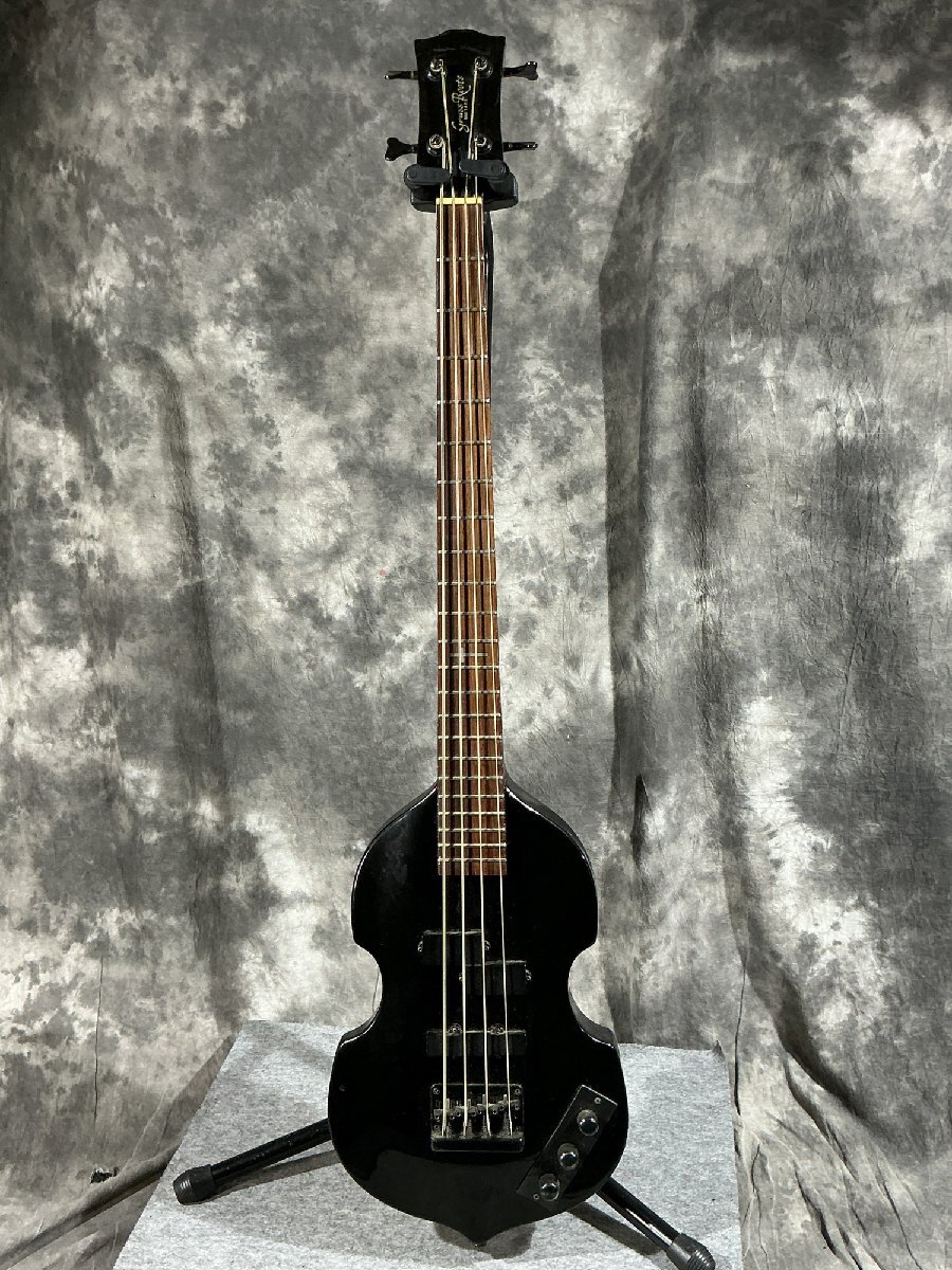 ジャンク GRASS ROOTS G-JV-58 バイオリンベース ベース 黒 ブラック