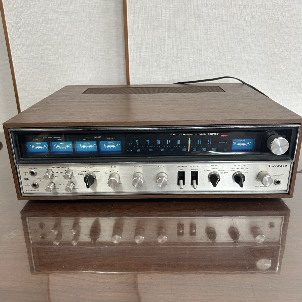 中古】昭和レトロ 1970年代Technics テクニクス 4チャンネルシステム