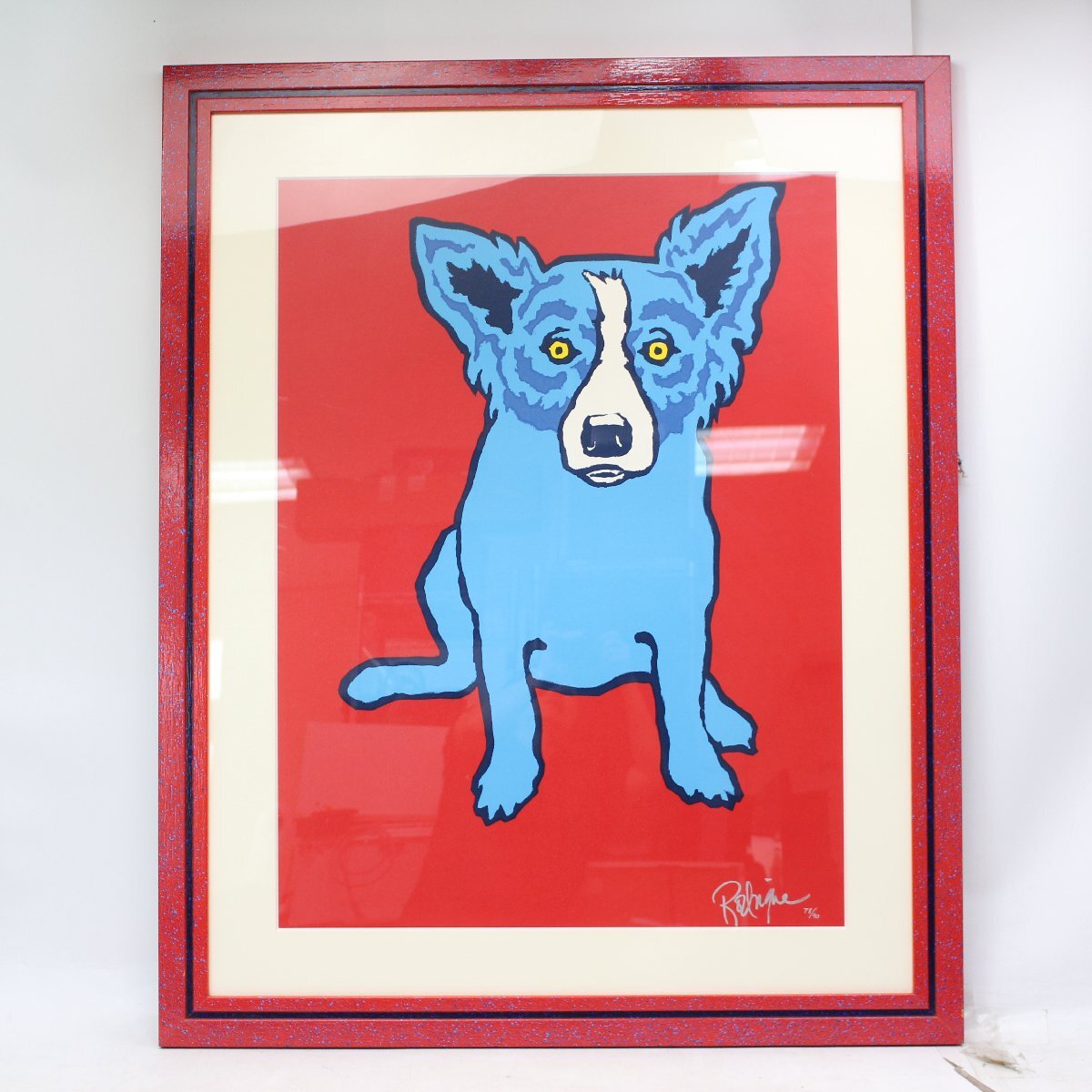 新品】ブルードッグ/Blue dog/George Rodrigue/ジョージ・ロドリーゲ