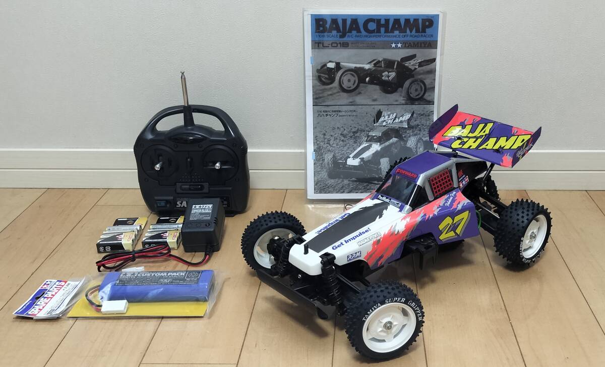新品】タミヤ TL01B シャーシ サーボ付 ボディ無 バハキング