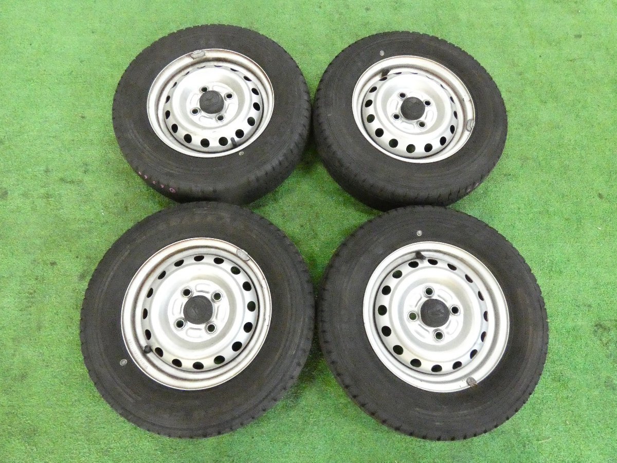 ダイハツ純正ハイゼットカーゴS321V 鉄・スチールホイール4本の落札