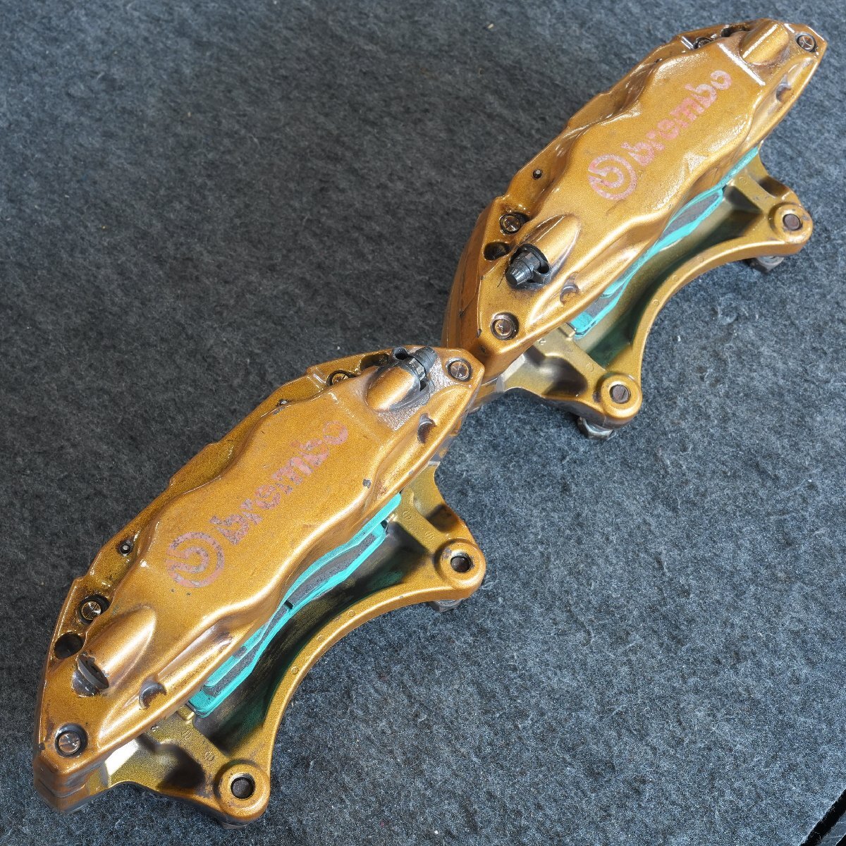 やや傷や汚れあり】WRX STI VAB 6pot 後期キャリパー 前期VAB S4流用