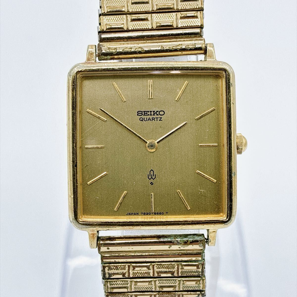 中古】セイコー タイプ2 1978年製造 緑 グリーン 純正ベルト メンズ