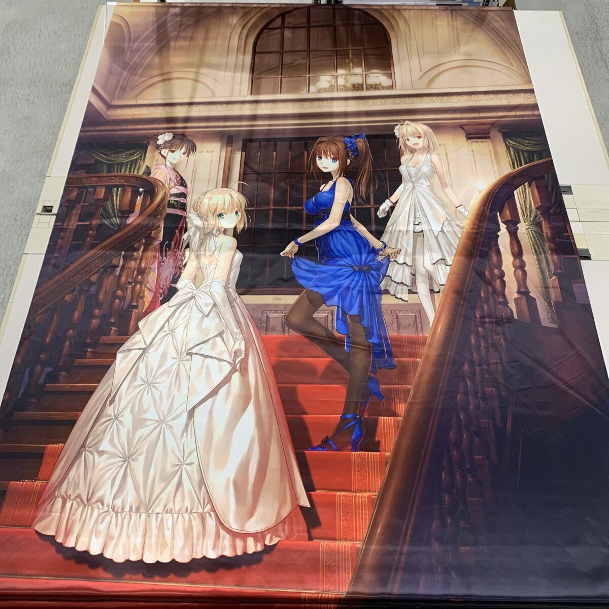 新品】未開封 TYPE-MOON Fes. マフラータオル セイバー&アルク 式&青子
