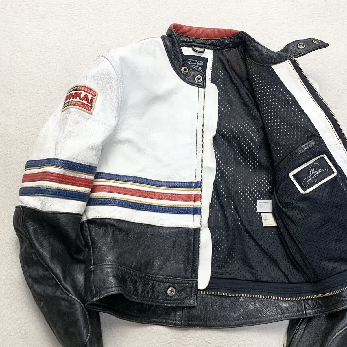 激シブ!!◇NANKAI 南海 ナンカイ ロゴ入り ナイロン ライダース