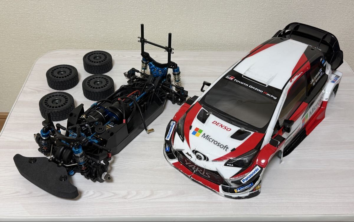 新品】タミヤ TRF502X 組立済 未走行 メカ付き オプション多数の落札
