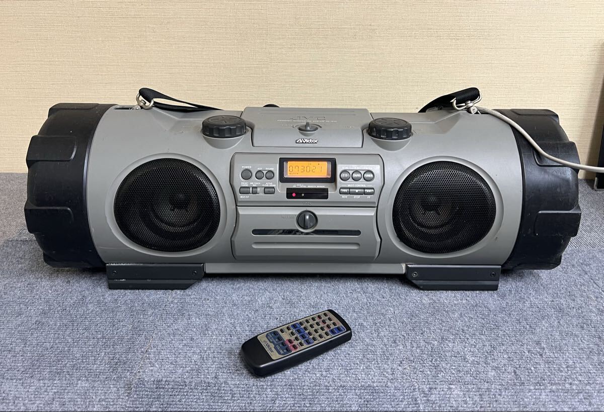 Victor ビクター RV-X70 重低音ラジカセ POWERED WOOFER CD SYSTEM