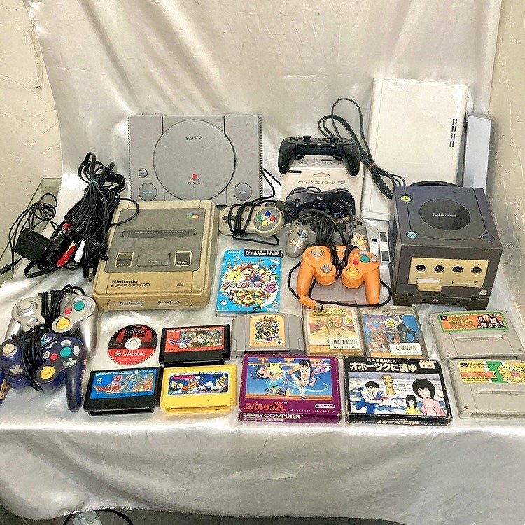 5-85 ゲーム機 大量 まとめ PS3/PS2/PS1 ゲームキューブ メガ ドライブ