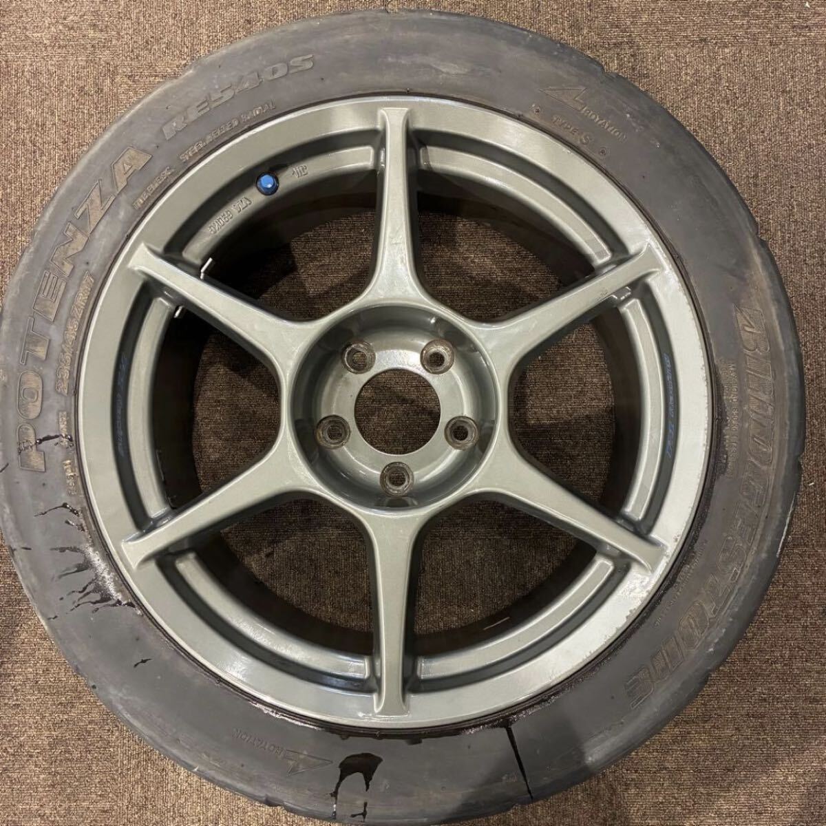 希少 軽サイズ バーディークラブ P1レーシング 15×5J ET＋45 PCD100 4