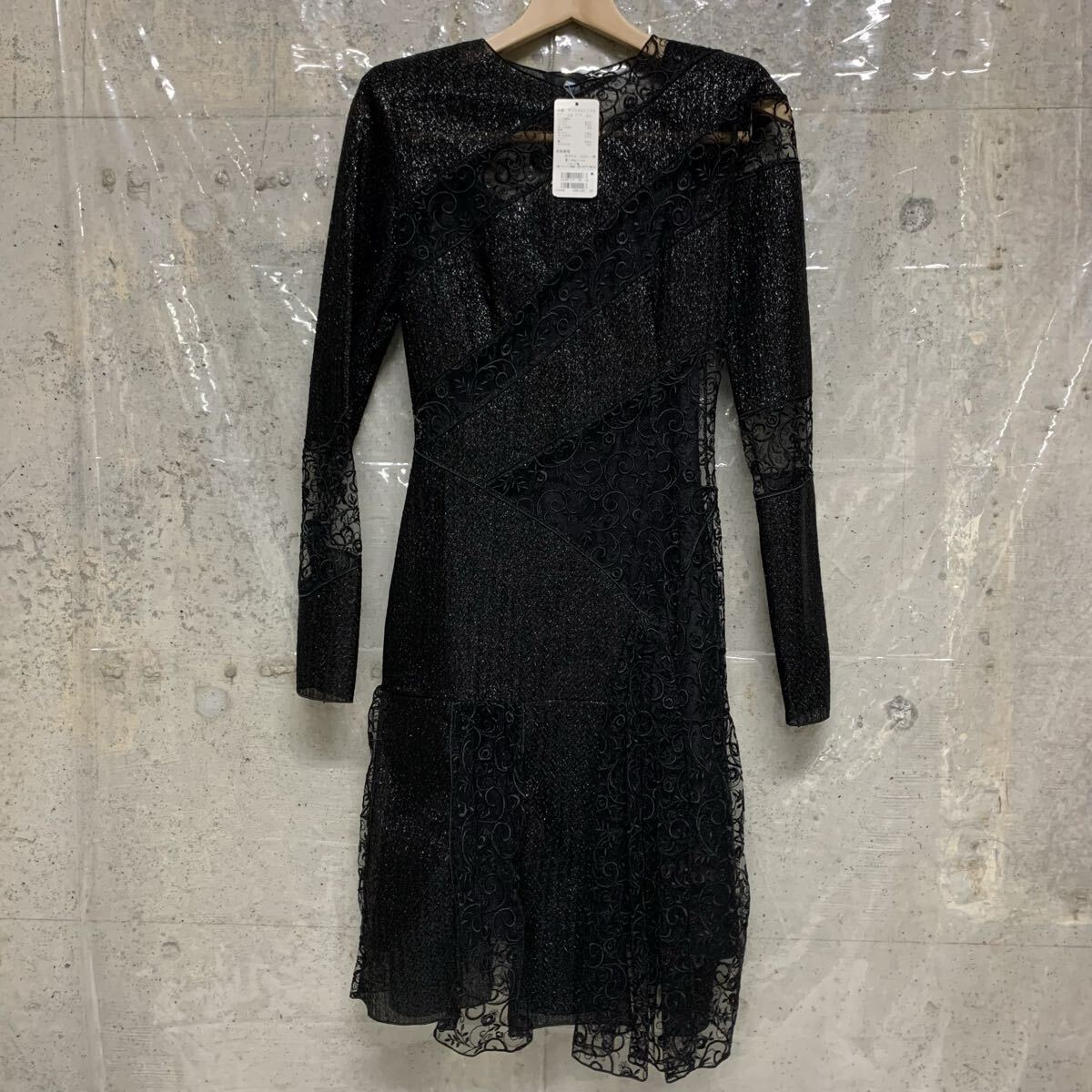 ZARA 美品♪ 芸能人多数着用 人気完売 シースルー花柄刺繍 ロング 