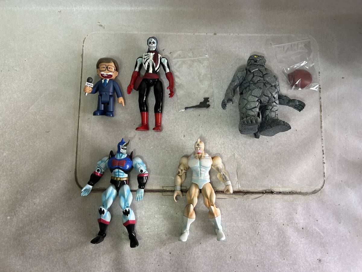 ◇当時物 キン骨マン ソフビ 14cm バンダイ 1983◇キン肉マンの落札
