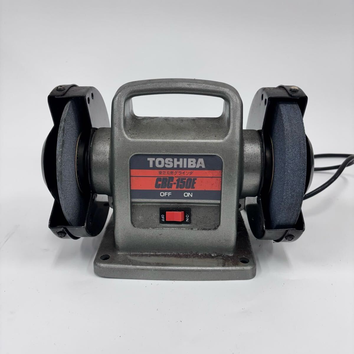 中古】TOSHIBA 東芝電気糸のこ盤 SC-60 安全カバー付き 電動工具 卓上