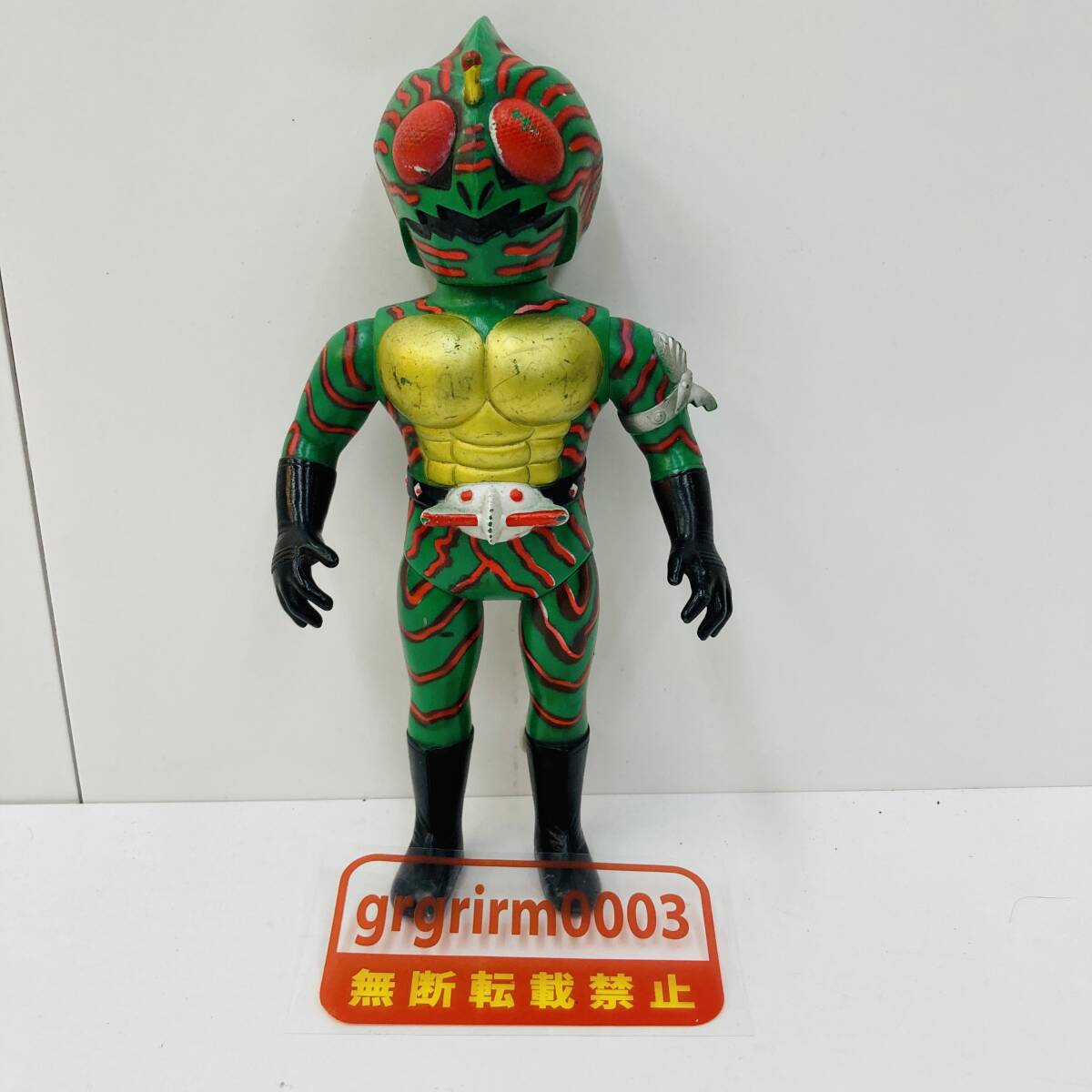 中古】☆ 昭和 レトロ 当時物 ダメおやじ ソフビ トーキング 首振 人形