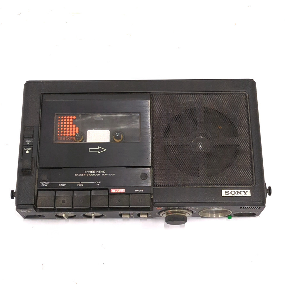 □□ SONY TC-5000 デンスケ 3ヘッドカセットレコーダー / ソニー