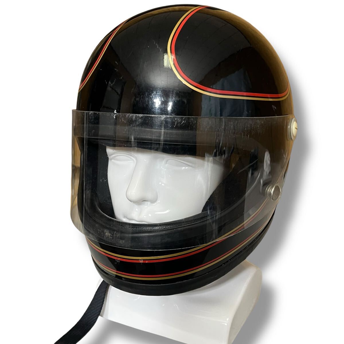 KUNOH クノー ハーフ 半ヘル つば付き ヘルメット レッド 59-61 L