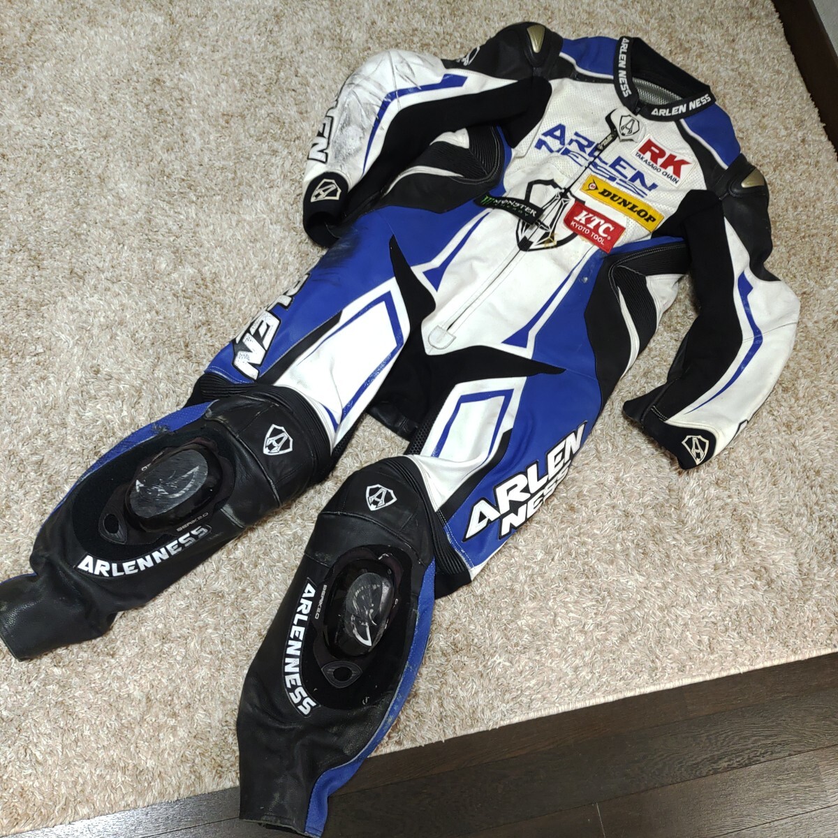 ARLEN NESS レザー ツナギ レディース Mサイズ アレンネス 革ツナギ レディース Mサイズ レーシングスーツ レザー