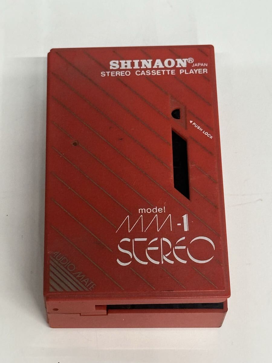SHINAON MG-600 ステレオカセットプレーヤー 日本製 超珍品 ジャンク品