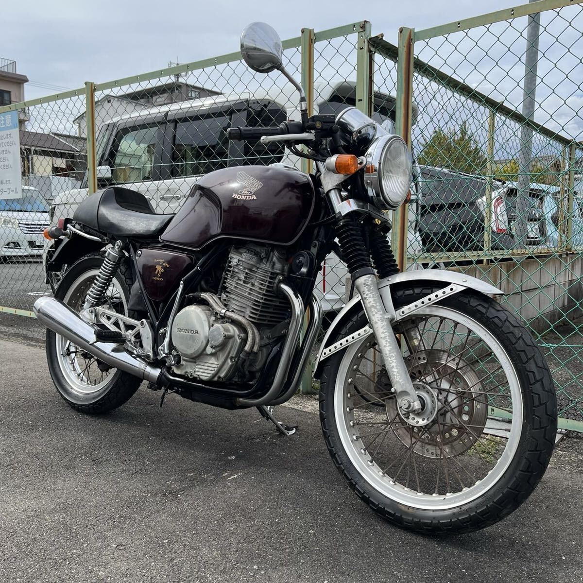 CB400N リアホイール 裏コム ドラム用 ホーク バブ CB400T CB250T