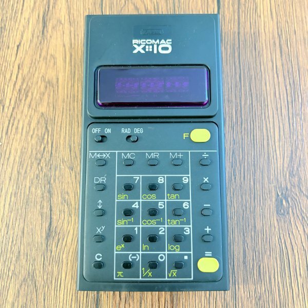i830 RicoH リコー 電卓 RICOMAC X-10 未確認 ジャンク品扱いの落札