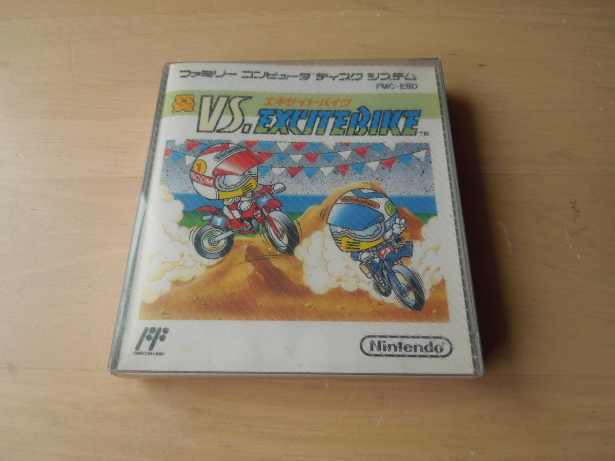 中古】VS エキサイトバイク ファミコン ディスクシステム チラシ 販促