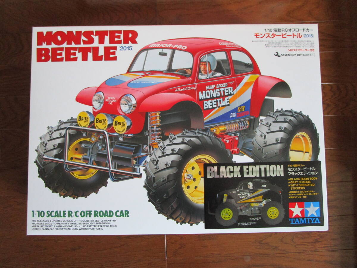 新品】TAMIYA タミヤ 1/10 電動RCカー モンスタービートル ブラック