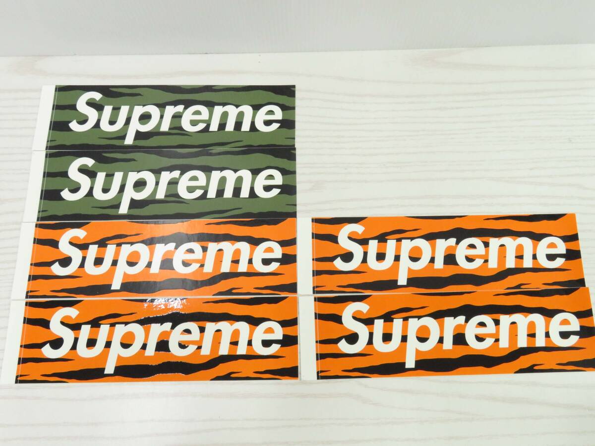 新品】レア！07AW Supreme Buffalo Check Box Logo Sticker