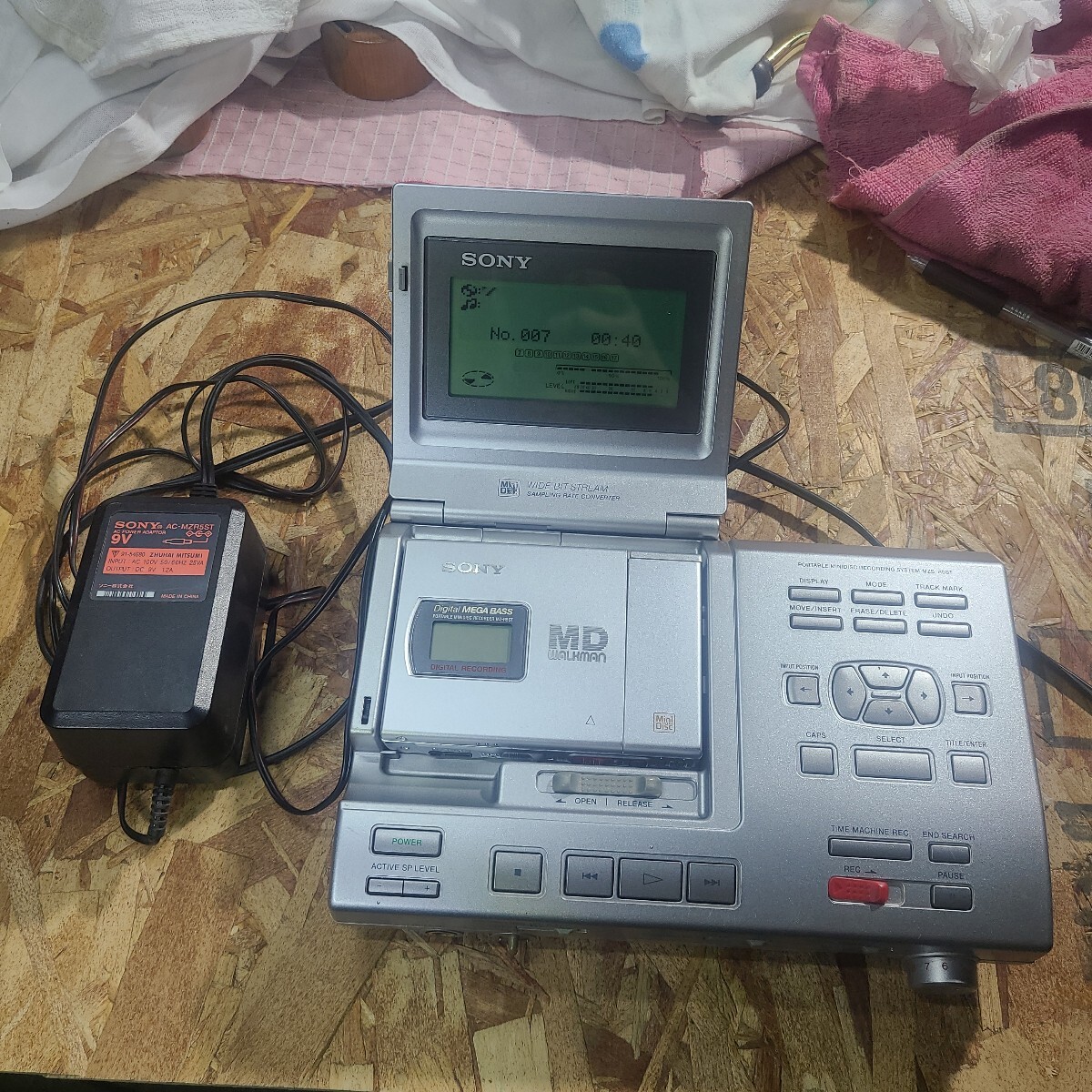 やや傷や汚れあり】USED▽SONY/ソニー MDウォークマン用ドッキング