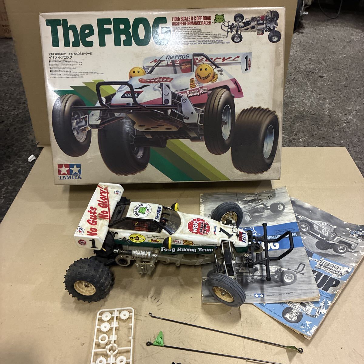 ☆タミヤ マイティフロッグ動作未確認ジャンク☆昭和 当時物☆FROG