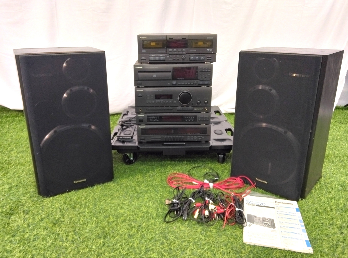 中古☆Panasonic CDステレオシステム SC-CH510G スピーカー システム