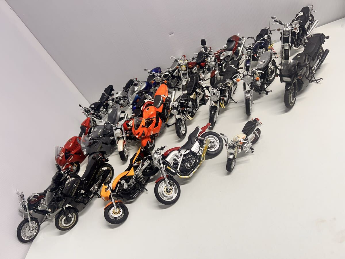 1/12プラモデル完成品 ジャンク品 HONDA CBX400F族車仕様☆日章カラー