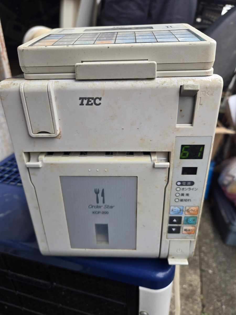 中古】東芝 テック TEC POSレジ QT-100 飲食オーダーエントリー