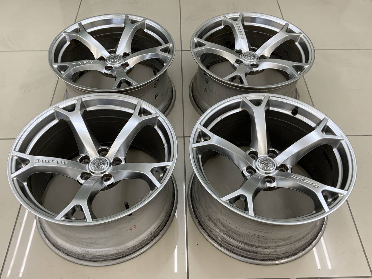 180SX後期 純正ホイール 15インチ6J 4穴 4本セット 中古】180sx 後期純正ホイール 205/60R15 15×6J+40 PCD114.3/4H 4本