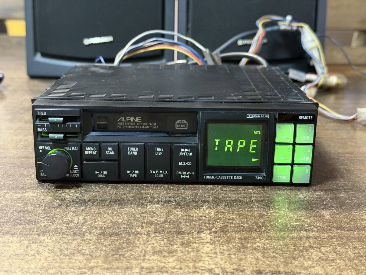 中古】M-1181 ALPINE アルパイン 7155J 3514 3311 アンプレスカセット