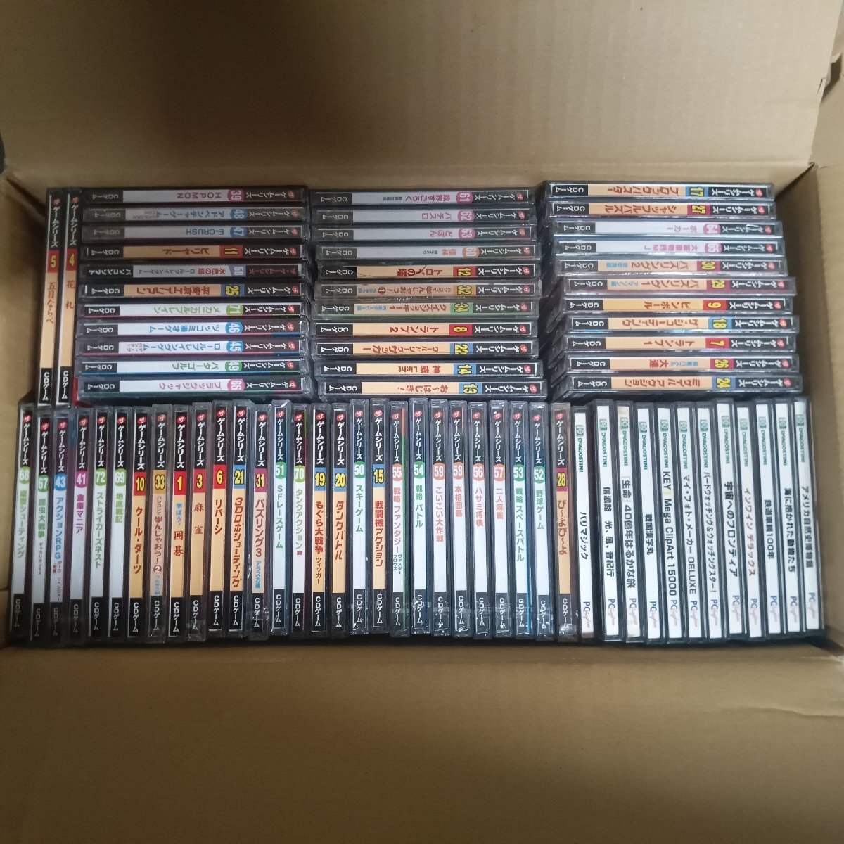 □□ ダイソー ザ・ゲームシリーズ パソコン用 CD-ROM 5本セット