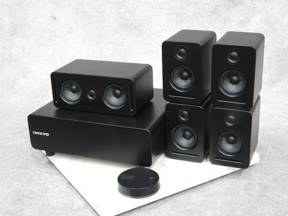 ONKYO サラウンドシステム＋スピーカースタンドおまけ【中古】の落札