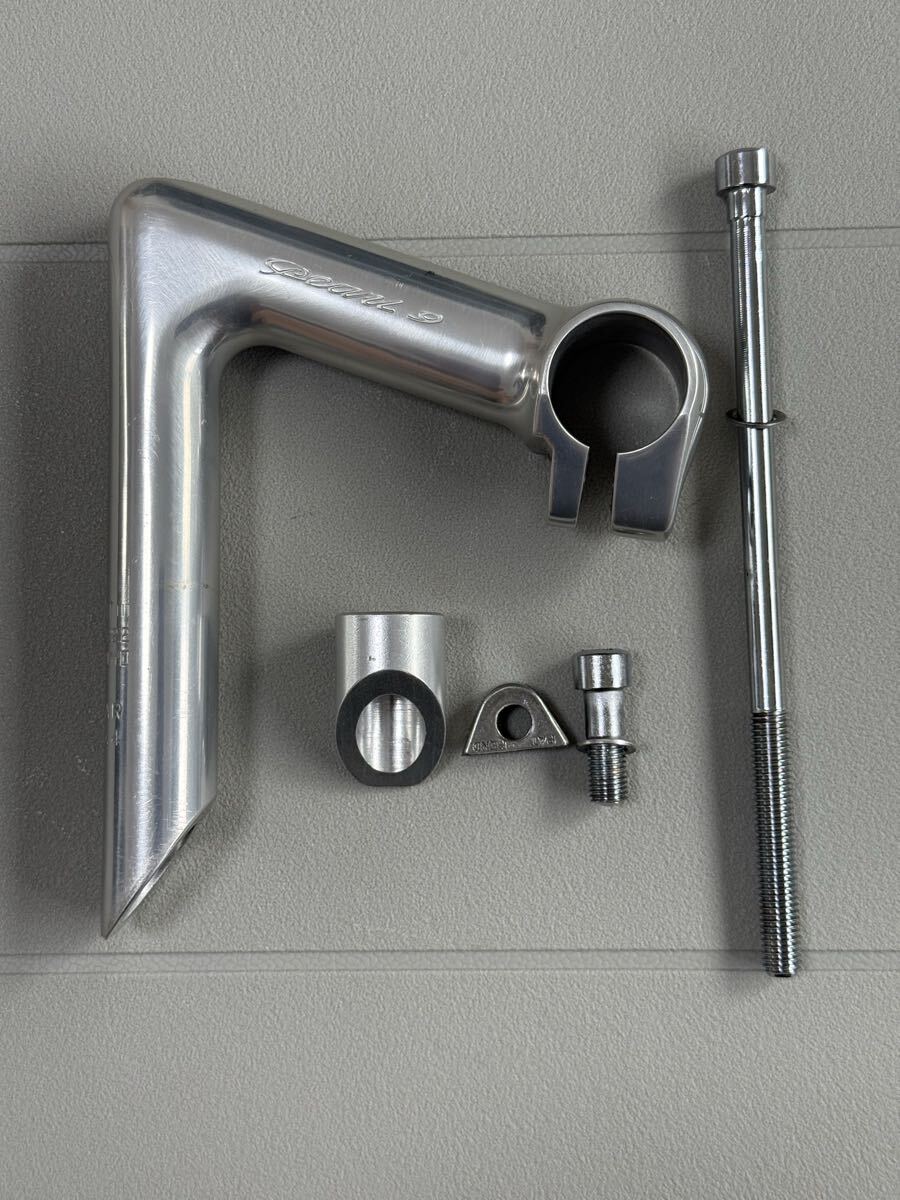 中古】nitto pearl 7 スレッドステム Φ22.2mm 70mm 黒 / 日東 パールの