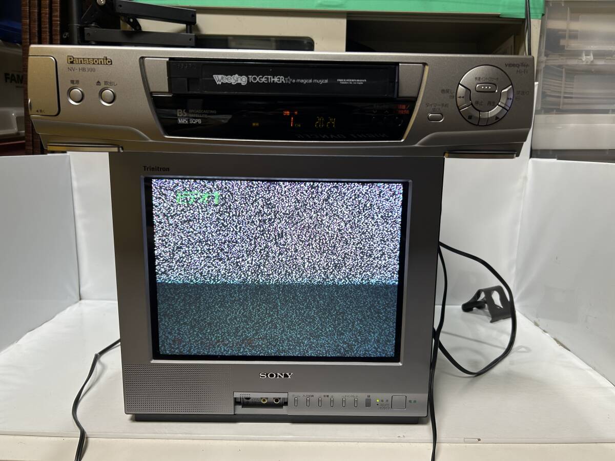 年代物の為ジャンク扱い】△SONY ソニー 14型 平面ブラウン管 テレビ