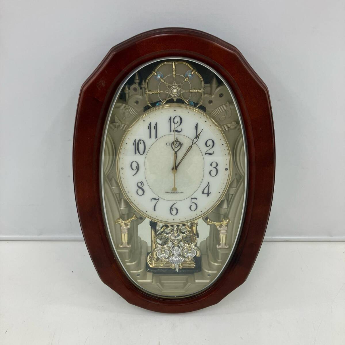 美品】電波からくり時計 CITIZEN パルミューズM463 シチズン 高音質