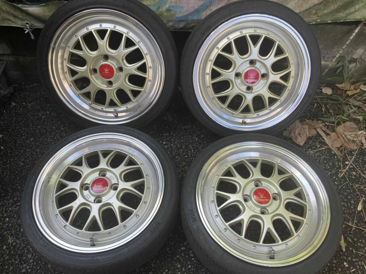 ダイヤモンドレーシング ホイール 16インチ 4穴 PCD114.3 10j 深リム