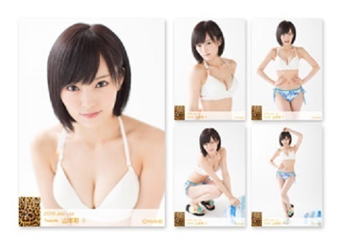 NMB48 山口夕輝 水着 生写真 NMB48 山口夕輝 個別 ランダム 生写真 SP+RD 14種一括出品 （2015-July