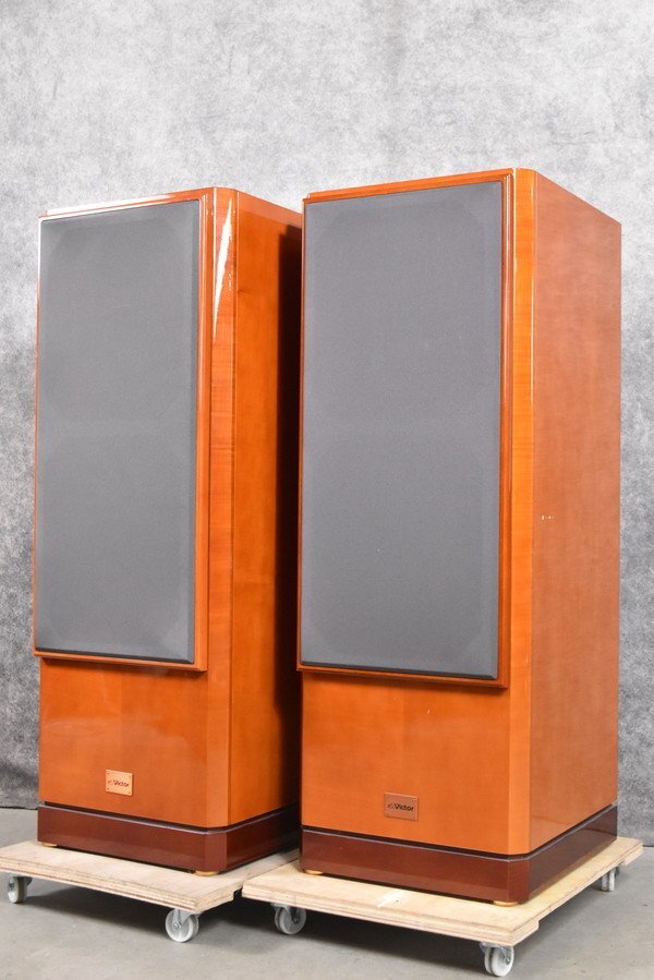 中古】格安スタート！Victor/ビクター 3WAYスピーカー S-D55 ペアの