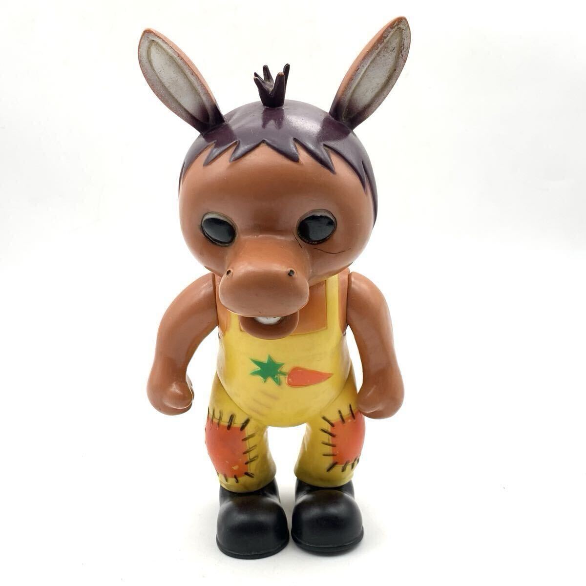 中古】当時物 ニッコー ロバくん ソフビ NTV おはよう！こども